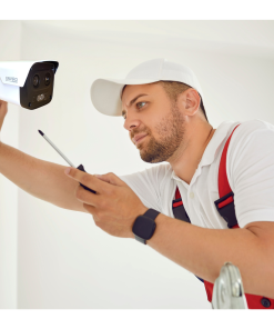 Man installing DuoTherm Camera